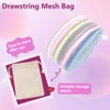 LOPHE 6 Pieces Washable Double Sided Oval Makeup Remover Pads