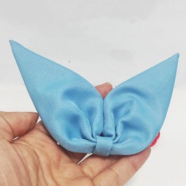 Kusuriya no Hitorigoto Maomao Cosplay Hair Clips Butterfly Cloth Hair Clips Maomao Cos 4 Pieces a Set Hair Ties with Blue and Pink Acrylic Beads