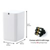 Airdeer Automatic Trash Can, 4 Gallon Self Sealing and Self-Changing