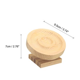 PATIKIL 1 Set Pendant Bracelet Bangle Display Tray, Wooden Beading Board Trays with Plinth for Jewelry Bracelets for Dresser Shop Retail Countertop