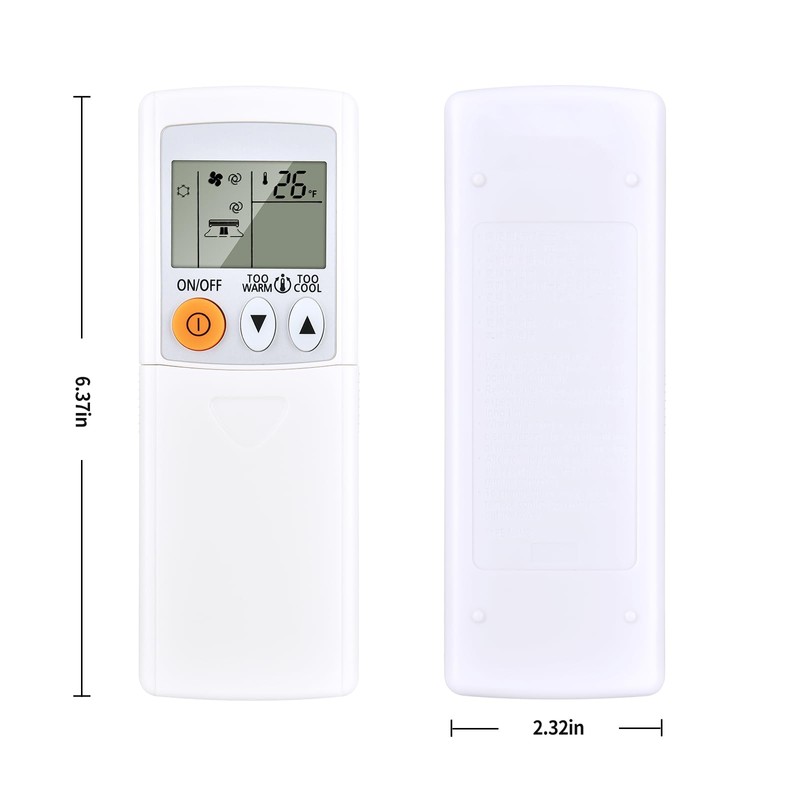 WDZP New Remote Control Replacement for Mitsubishi Electric Mr Slim