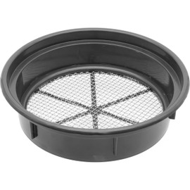 FindingKing Set of 3 Gold Classifier Black Pans 1/4", 1/30", 1/50"