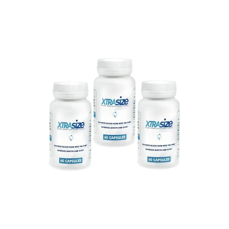 3 Pack Xtrasize Suplemento Alimenticio 60 Caps 3 Pack Sabor