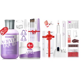 SAVILAND 9 OZ Acrylic Nail Kit & Nail Drill DEAL SET