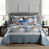 Travan 3-Piece King Bedspread Quilt Sets Patchwork Floral Oversized Reversible