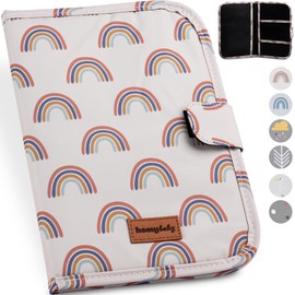 HOMYBABY® Maternity Log Cover, Baby Travel Document Holder, Baby Passport Case, Organiser for Newborns, Baby Gift, Document Bag for Travel (Arrows)