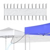 AHFCANG 2Pcs 10FT Canopy Rain Gutters for Pop Up Canopy,
