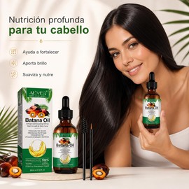 Aceite Esencial Batana Nutre, Fortalece y Reduce Caída del Cabello Crecimiento, Hidratación Profunda y Reparación Cabello Seco o Dañado 100% Natural