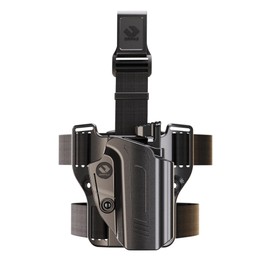Orpaz R-Series G45 Holster Compatible with Glock 45 OWB Holster - Unisex - Will Secure Your Handgun with a Tactical Appearance (Level II Retention, Drop-Leg Holster)