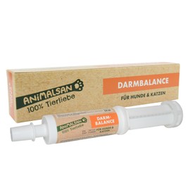 Animalsan DarmBalance – vegane Paste für Hunde & Katzen zur Unterstützung der Verdauung, mit Pro- & Präbiotika, Pektin, Kaolin & Glutaminpeptid – 16/32/64 ml (64ml)