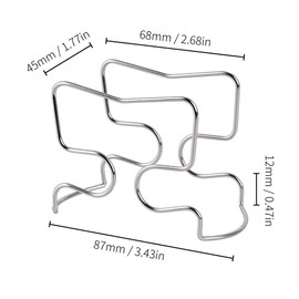 watchget Dripper Stand Coffee Drip Bag Holder Stainless Steel Holder Coffee Stand Filter