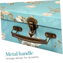 3 Pcs Three Piece Box Paperboard Chest Vintage Suitcases Decorative Storage Boxes Decorative Boxes for Storage Cardboard Boxes Decorate Small Souvenir Box Child