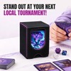 Mcbazel TCG Deck Box with Display Window, 5 Dividers, Holds
