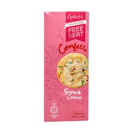 Cybeles Free To Eat, Cookies Confetti, 6 Ounce