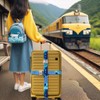 Teeoff 2 Pack Elastic Luggage Straps Adjustable Suitcase Belts Travel