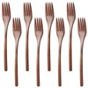 8 Pack Wooden Forks, findTop 9 Inch Long Handle Reusable