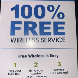 FreedomPop Cell FreedomPop Bring Your Own Phone SIM Kit Free Wi-Fi Calling 100 Mb Data You