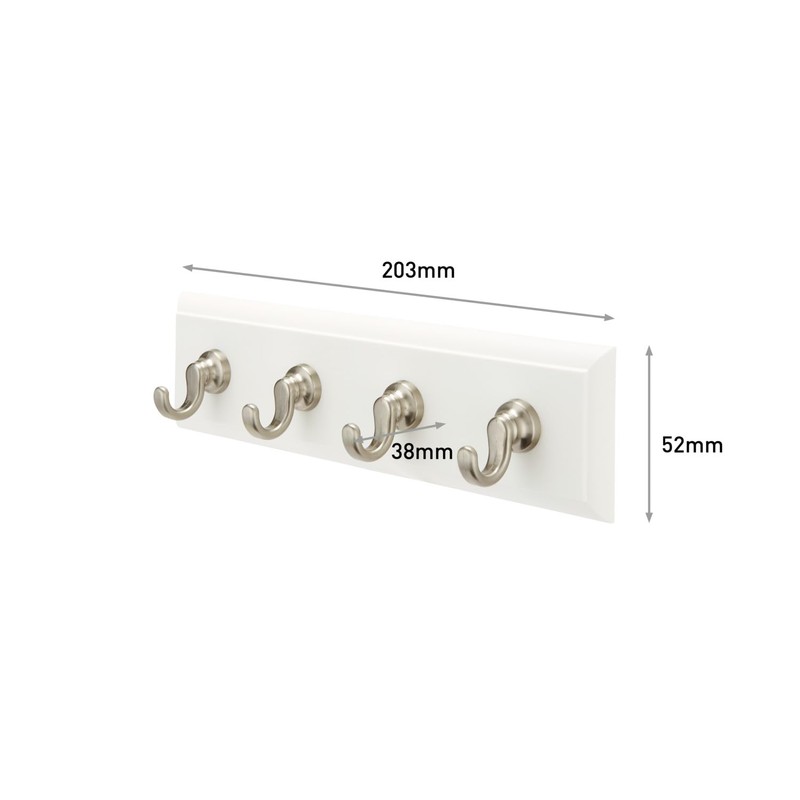 Command Key Rack - 1 Bar and 6 Small Strips