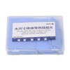50Pcs CPU Thermal Pads Silicone Shock Proof Insulation Cuttable Thermal