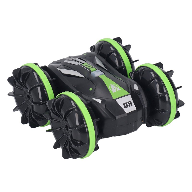 Amphibious Remote Control Car Waterproof Rechargeable Double Sided Tumbling RC