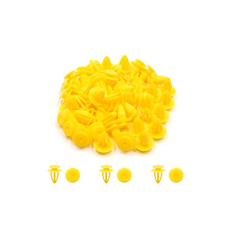 sourcing map Universal Car Vehicle Mudguard Rivets Mounting Clip Clips