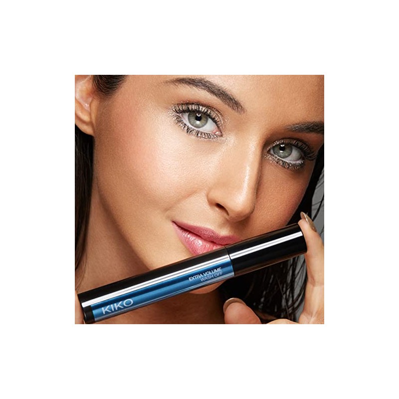 KIKO Milano Extra Volume Wash Off Mascara, Water-Resistant Volume Mascara