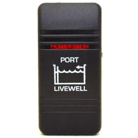 Boat Rocker Switch Actuator Cover | Port Livewell Black