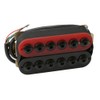 Yibuy Red and Black Metal HOC-BK+RD TMB Double Coil Electric