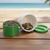 Stylish Pistachio & Sunflower Seed Cup with Lid - Portable