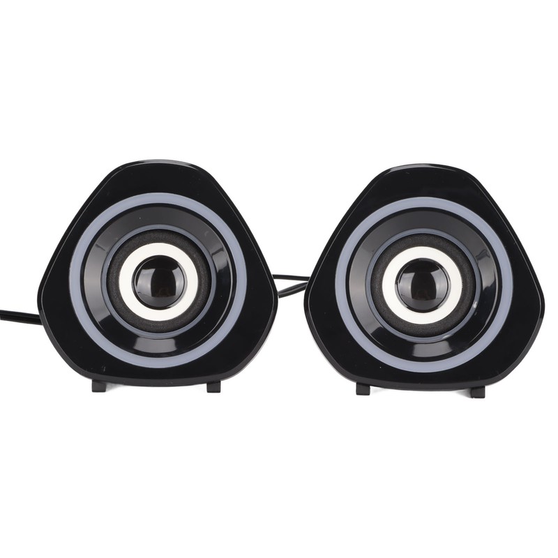Desktop Speaker USB Powered Heavy Subwoofer Desktop Mini LED Speaker