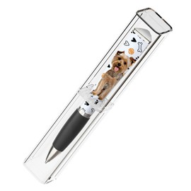 ANINKABOVE I Love My Dog Ballpoint Pen, 1 Pen, 3-Sided, Dog Birthday Cute Pens, Fun Pens Dog Lovers Gifts For Women & Dog Dad Cool Pens, Dog Mom Gifts - Cute School Supplies Dog Pens (Yorkie Gift)