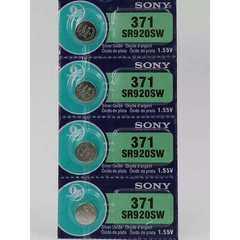 Sony 371   SR920SW Watch Battery 4Pc (Exp. 10/2031)