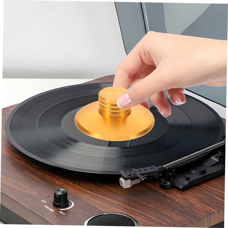 Kisangel Vinyl Turntable Weight Stabilizer Nonslip Record Weight for Turntable