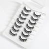 3D Clear Band False EyeLashes Soft Faux Mink Lashes Wispy