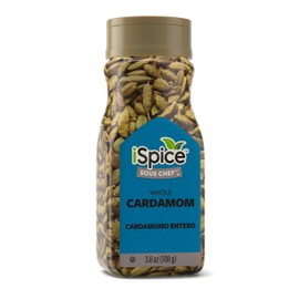 iSpice PREMIUM FRAGRANT WHOLE CARDAMOM SEEDS|WHOLE| Pure and Fresh, Aromatic |Essential Kitchen Herbs |3.8oz (108g)