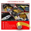 Sporacingrts 2" x 29.5 feet (9M) Gold Adhesive Heat Shield