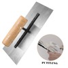 LALAFINA Drywall Trowel with Handle Durable Steel Finishing Tool for
