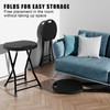 IWDOO Folding Stool with Handle, Pack of 2 Folding Bar