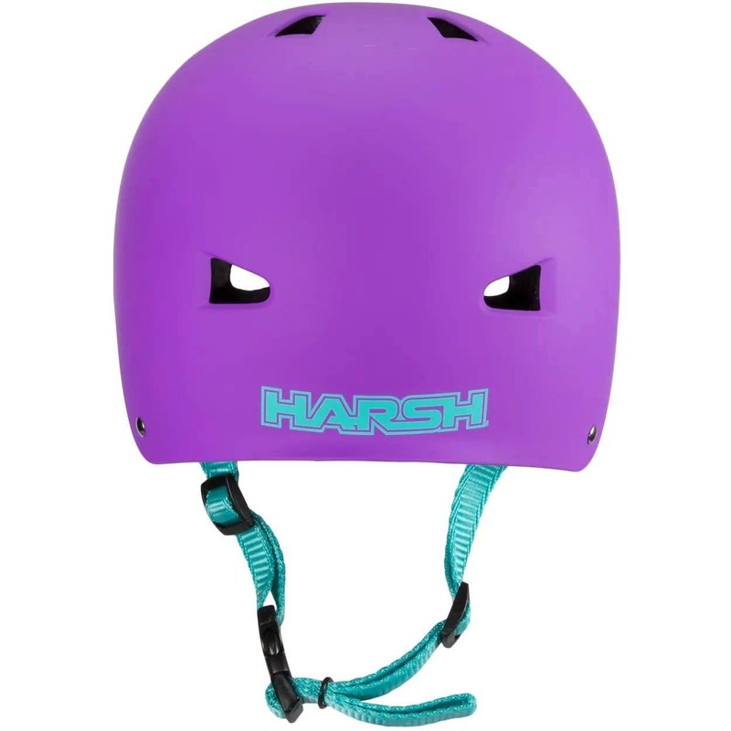 Harsh ABS Scooter Skateboard Helmet - Purple (Medium (55cm -