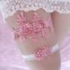 Rockreyoa Wedding Garter Lace Flowers Bridal Garter Elastic Wedding Garter