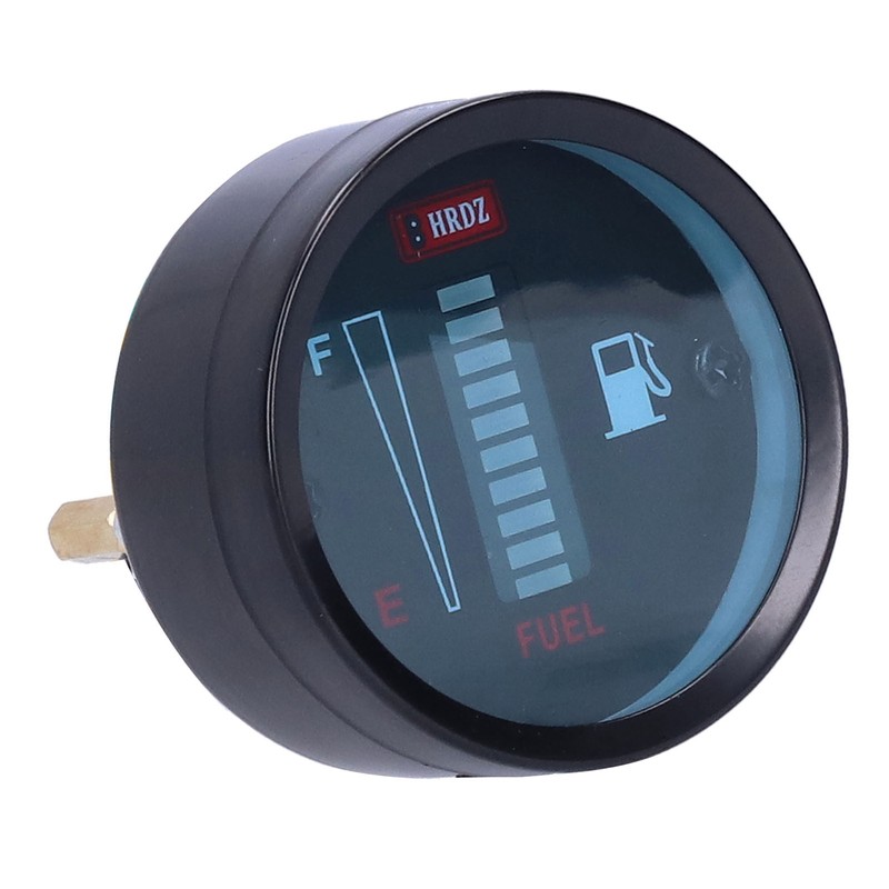 LED Fuel Meter Gauge Indicator 52mm Dia 12V Adjustable Resistance