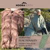 Noora North Down Camping Blanket with Footbox – Lightweight, Packable,