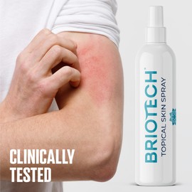 BRIOTECH BRIOTECH Topical Skin Spray, Hypochlorous Acid Spray for Body & Face, Eyelid Cleanser, HOCl Facial Mist, Support Against Irritation, Calm Redness, Soothe Foot & Scalp, 8 fl oz ea, 2 ct