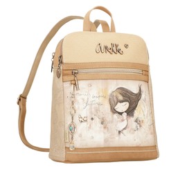 Anekke Backpack with 3 Compartments, Optimal Capacity and Independent Pockets, Adjustable Handle and Casual Style, Size: 28 x 31 x 11 cm, Multi-Colour, multicoloured