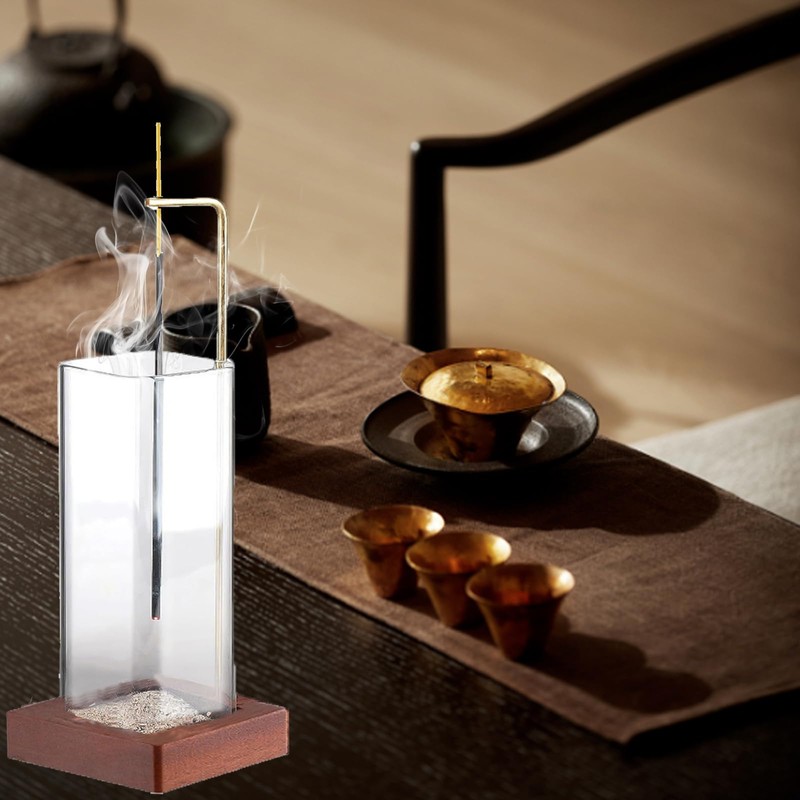 SHGarden Incense Holder for Sticks Wood Incense Burner with Removable
