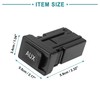 ACROPIX Front Aux Port Auxiliary Stereo Adapter Input Jack Fit