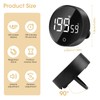 Glasflength Digital Kitchen Timer Magnetic Egg Timer 120 Minutes with
