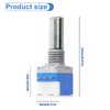 Walkie Talkie Power Knob Volume Control Switch Replacement 1/2/5PCS Interphone