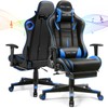 GTPLAYER Gaming Chair with Speakers, Video Game Chairs with Footrest