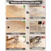 Blvornl Innovative Puzzle Chair Mat for Hardwood Floor, 36"*48" Hard
